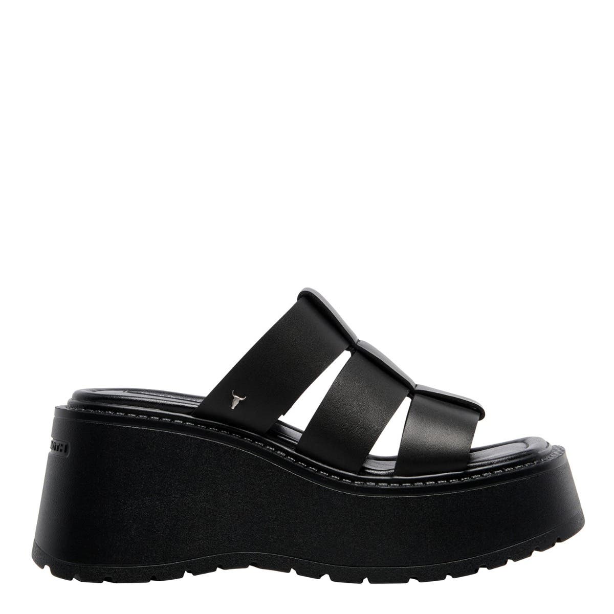 Capricorn Black Leather Sandal Windsor Smith