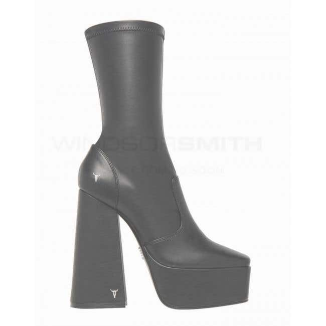 ANGELZ BLACK STRETCH SOCK BOOT