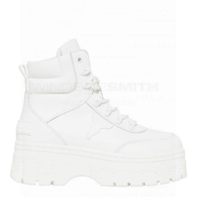 Laken White Laceup Boots | Women's 