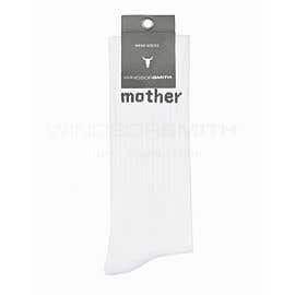 White Mother F*cker Sock in display packaging