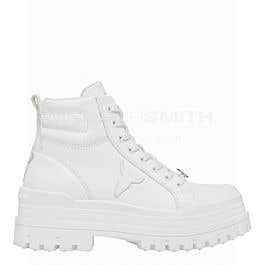 Disaster White Leather Boot | Windsor Smith