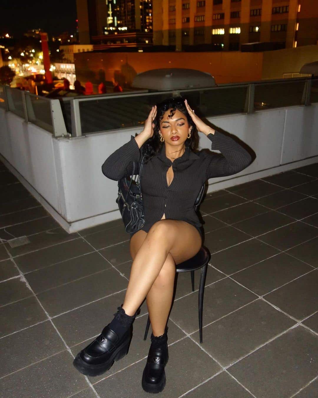 SPOILED BLACK LEATHER